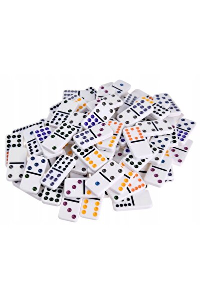 Jokomisiada GRA Domino + Mexican Train Set de joc în cutie metalică 590525852...