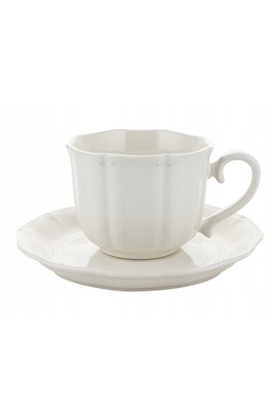 FLORINA Căni cu farfurioare Etera 4 bucăți 250 ml porțelan pentru cafea