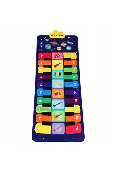 Ikonka Covoraș de dans interactiv muzical pentru copii, 8 instrumente, 10 mel...