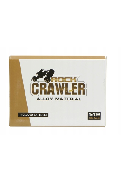 Ikonka Mașină cu telecomandă RC Rock Crawler 1:12 4x4 metalică neagră