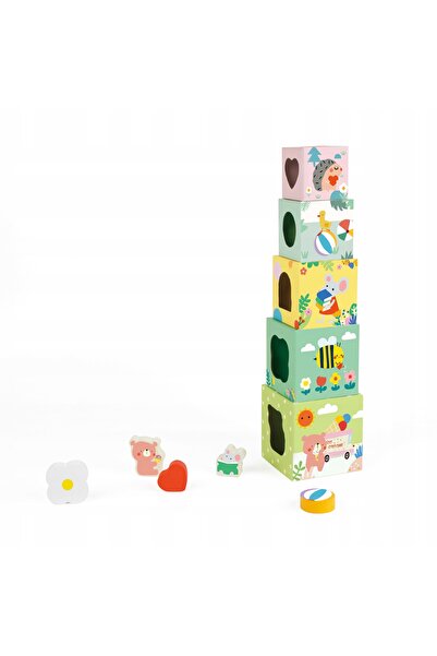 Classic World Cub Puzzle Piramida Pădurii 10 el. FSC pentru copii