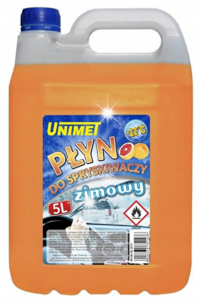 Unimet LICHID DE SPĂLĂTORI DE PARBRIZ DE IARNĂ 5L TO-22 PE BAZĂ DE ETANOL POR...