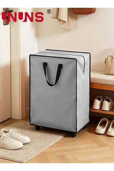 Generic 90L Moving Bag With Wheels,Extra Large Organizing Bags Storage Bag wi...