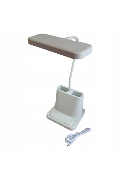 NO BRAND Lampă de birou LED USB cu suport pentru pixuri, reglabilă