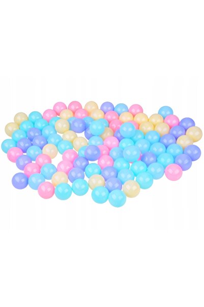 Jokomisiada Bile colorate pastel pentru piscină cu bile uscate 5.5cm 100 bucă...