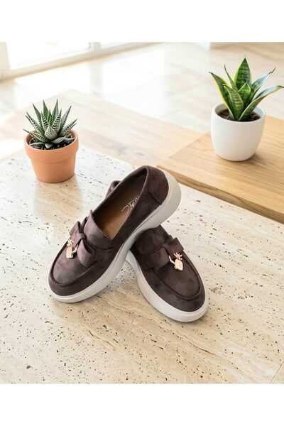 Fara brand Pantofi Casual Dama Maro Piele Ecologică Întoarsă - Stil și Confort