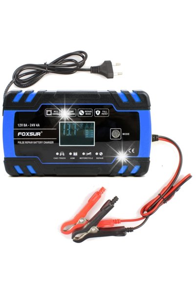 GAT Încărcător de baterii auto 12V 24V 8A cu funcție de reparație