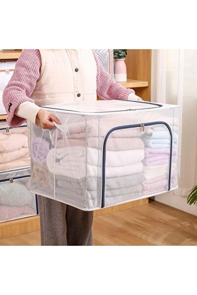 Generic Elite Clothes Organizer, Modern Red Nylon & Alloy Steel Storage Box w...