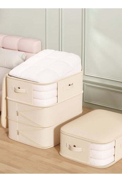 Generic 2 Pack Clothes Storage Boxes 3-Tier Foldable Portable Clothes Storage...