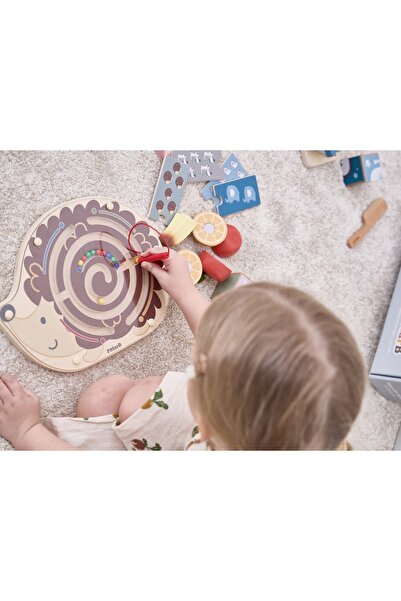 Viga Set de jucării educative interactive din lemn, cutie Montessori