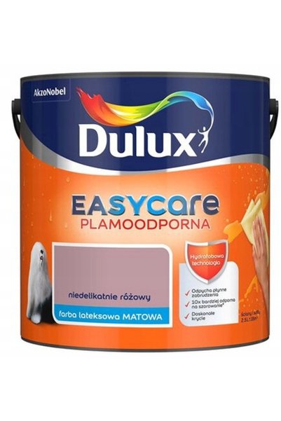 DULUX Vopsea latex pentru pereți EasyCare Niedelikely Roz mat 2,5L