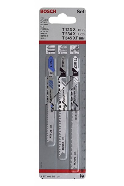 Bosch SET DE LAME PENTRU FERĂSĂRĂ T 3 BUCĂȚI PENTRU LAMINATE - B 2608636429
