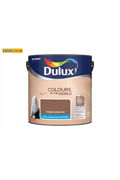DULUX Culorile Lumii vopsea lavabilă pentru pereți Palisander Indian mat 2,5L