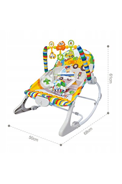woopie WOOPY BABY Scaun Balansoar Interactiv Vibrant cu Curea, Jucărie Distra...