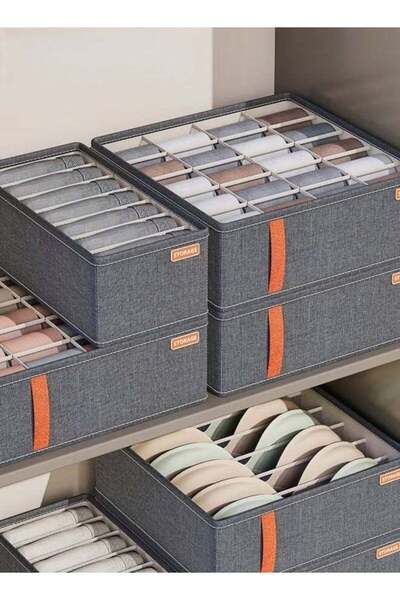 Generic Underwear Storage Box,Set Of 3 Foldable Divider Organizers,Closet Box...