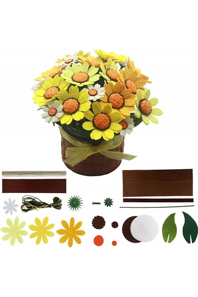 NO BRAND Kit de împâslire florală DIY, Set de artizanat Osugin