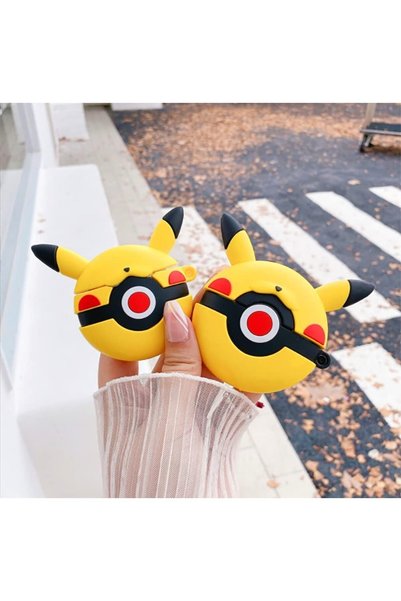 NO BRAND Husă de silicon pentru AirPods 3 Pokemon