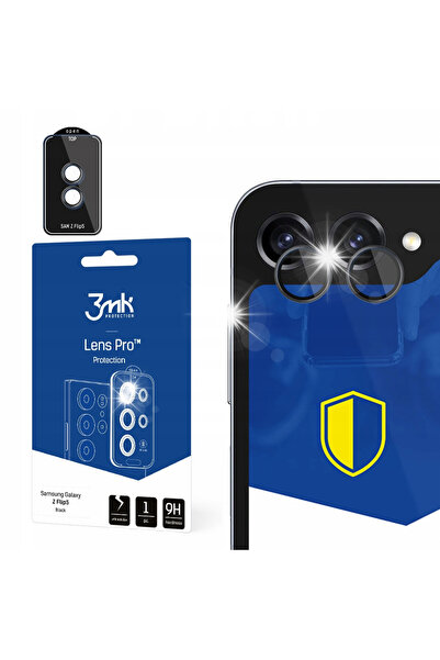 3MK Samsung Galaxy Z Flip 5 - Husa cu protecție pentru lentile Pro, neagră