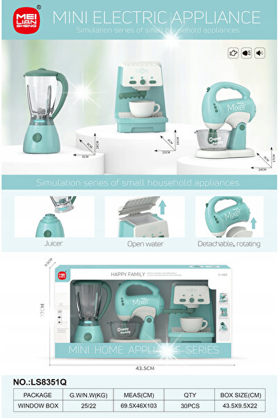 woopie AGD 3-în-1 Mixer Blender Express cu Efecte Sonore și Luminoase Pentru ...