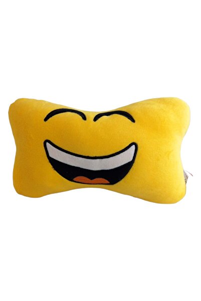NO BRAND Pernă decorativă de călătorie cu emoji pentru tetieră