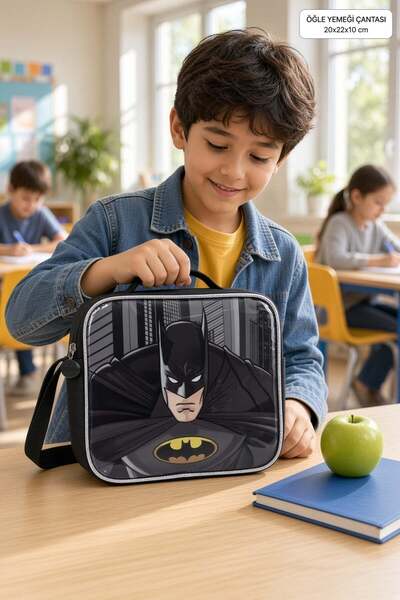 DODOMAR Bat Themed Lunch Box Children's Student School Meal Bag Daily Use 20X...