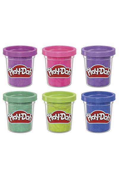 Hasbro PLAY-DOH Ciatolina set 6 recipiente Culori strălucitoare F9932