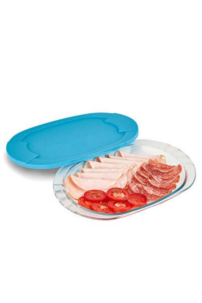 Bormioli Rocco Farfurii cu capace Bormioli Frigoverre 27 cm 2 buc. sticlă pen...