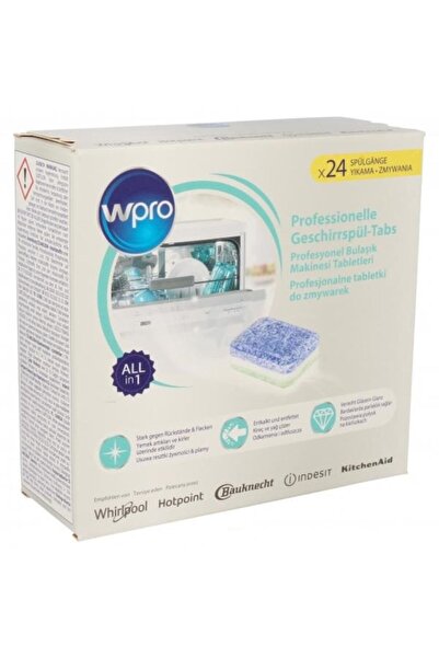WPRO W-pro All-In-1 Tablete pentru mașina de spălat vase, 24 bucăți