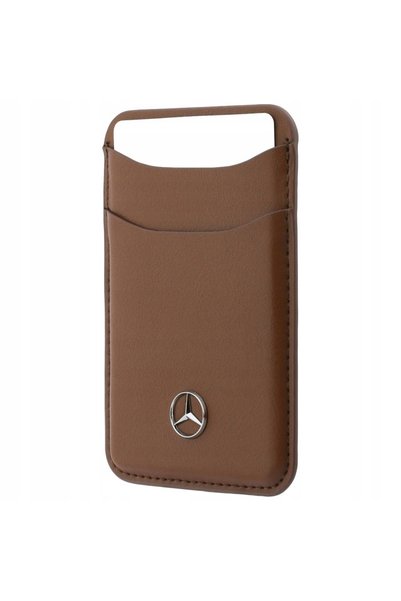 MERCEDES Portofel magnetic din piele camel