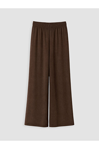 LC Waikiki Esvab • Modern & Distinctive Wide-Leg Girls' Soft Touch Sweatpants