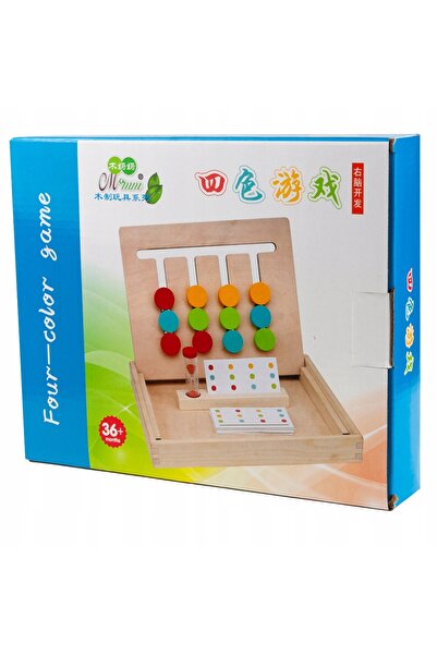 Martom TG67008 Jucărie educativă din lemn, sortator pentru potrivirea culoril...