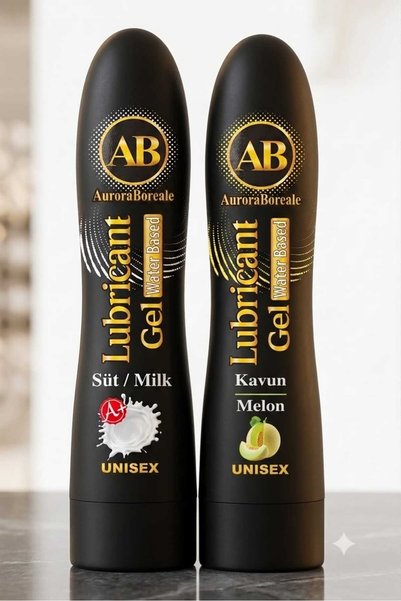 AuroraBoreale Sütlü ve Kavun Aromalı Yenilebilir Kayganlaştırıcı Lubricant Je...