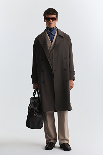 Antioch Uzun Relaxed Fit Trençkot