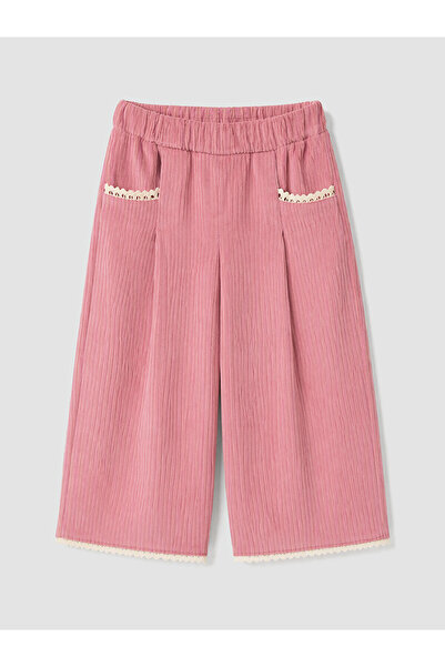 LC Waikiki Nevavm with a Difference of Opinion Lcw Kids Pink Velvet Straight ...
