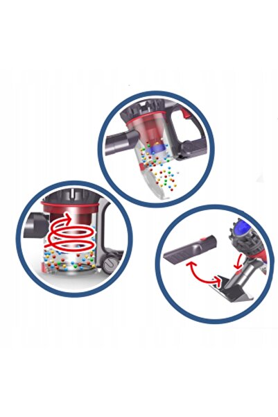 NO BRAND Aspirator vertical pentru copii cu funcție de aspirare 3 în 1