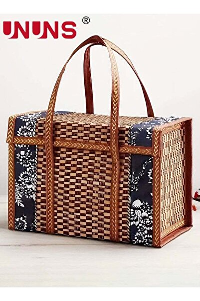 Generic 1pc Weave Picnic Baskets,Food Storage Basket,Wicker Baskets Woven Pic...