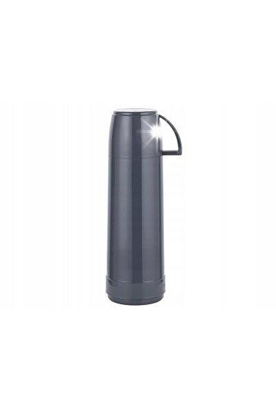 Bentom Pick Me Up Termos 1L Gri închis din oțel pentru băuturi, pentru cadou
