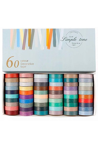 NO BRAND TAHUAON Set bandă de mascare 10mm, 60 bucăți
