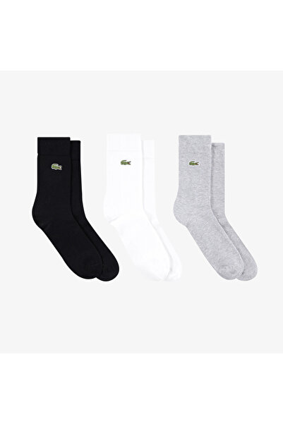Lacoste Unisex 3'lü Renkli Çorap