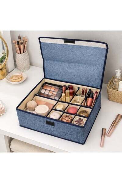 Generic Fabric Storage Box with Lid, Closet Organizer with Dividers, Foldable...
