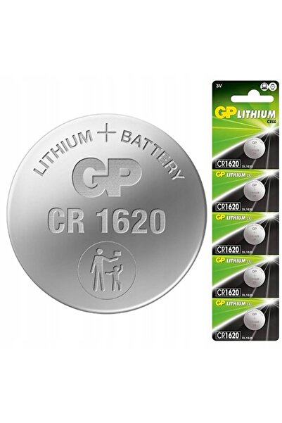 GP BATERIE CU LITIU 3V CR1620 - 5.0 BUCĂȚI - CR1620-U5