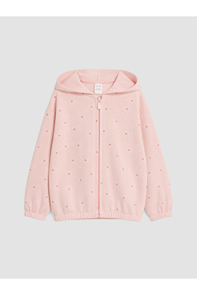 LC Waikiki Two Mt Shop Quality Lcw Kids Pink 3 Thread Raster Patterned Girls'...