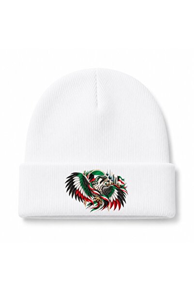 Rabona Fashion Kuwait Royal Falcon Wings Heritage Graphic Beanie