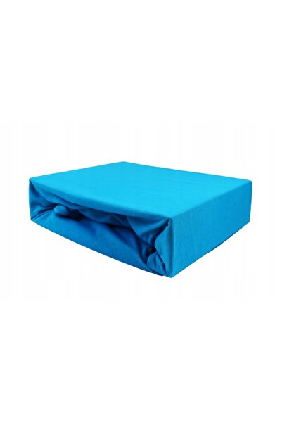 Mack Cearșaf de pat 180x200 din jerseu cu elastic, albastru marin