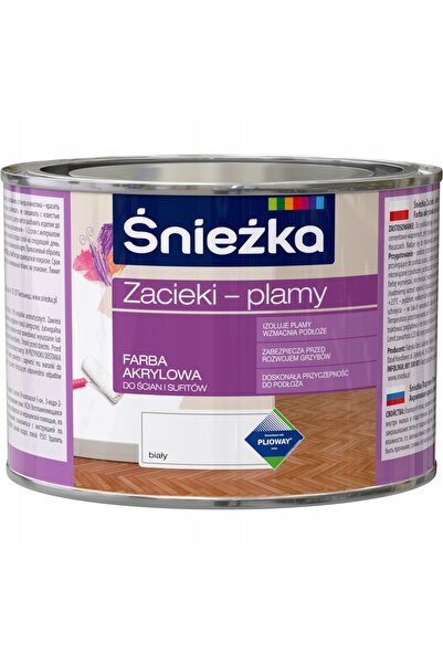 Śnieżka Vopsea acrilică pentru pete și urme de perete, alb mat, 0.4L