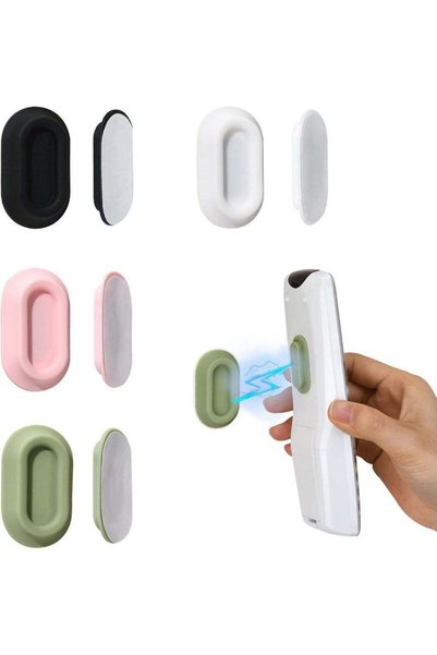 Generic 4 Pcs Magnetic Remote Control Holder Wall Mount ，No Drill Self-Adhesi...