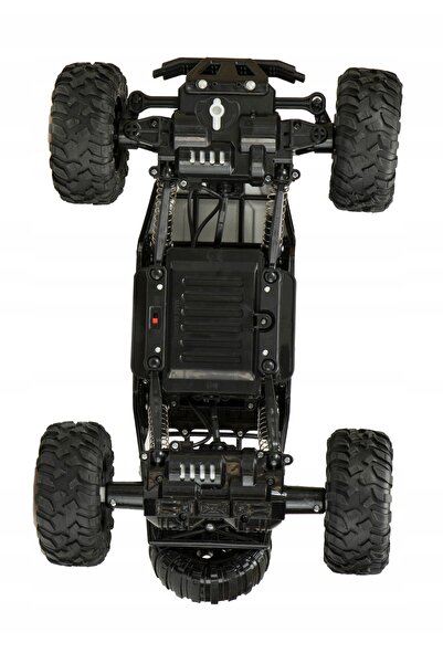 Ikonka Mașină cu telecomandă RC Rock Crawler 1:12 4x4 metalică argintie