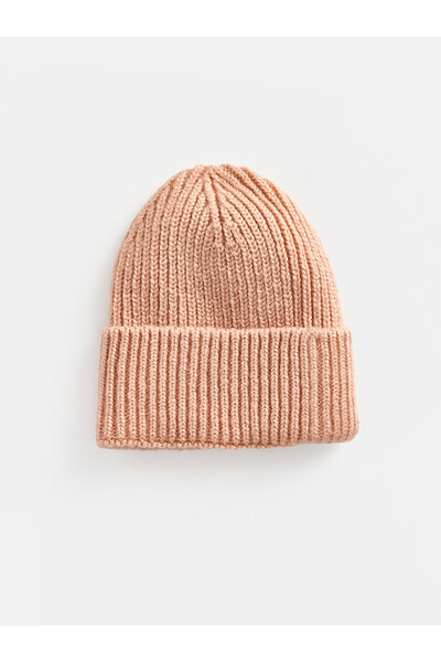 LC Waikiki Lcw Steps Anthracite Knitwear Plain Women's Beanie with Nevavm Dif...