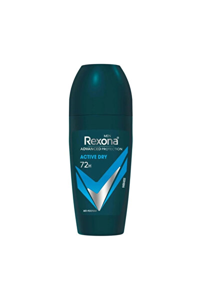 Rexona ديو رول مين أكتيف دراي 50 مل 209788 - مزيل عرق رول أون للرجال 50 مل