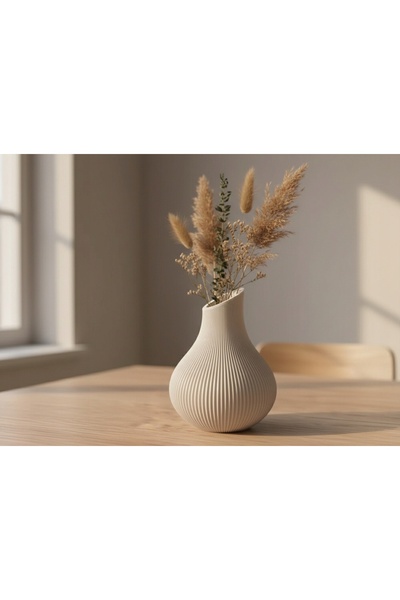 NO BRAND Vază decorativă scandinavă elegantă pentru flori uscate, decor pentr...